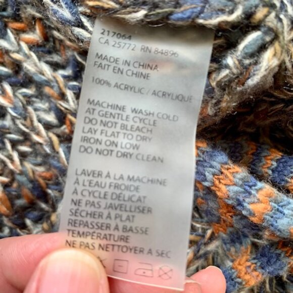 multicolored knit cardigan - Picture 6 of 6